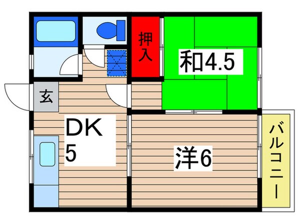 コ－ポ桂の物件間取画像